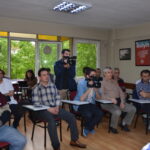 Press conference in Izmit, Turkey