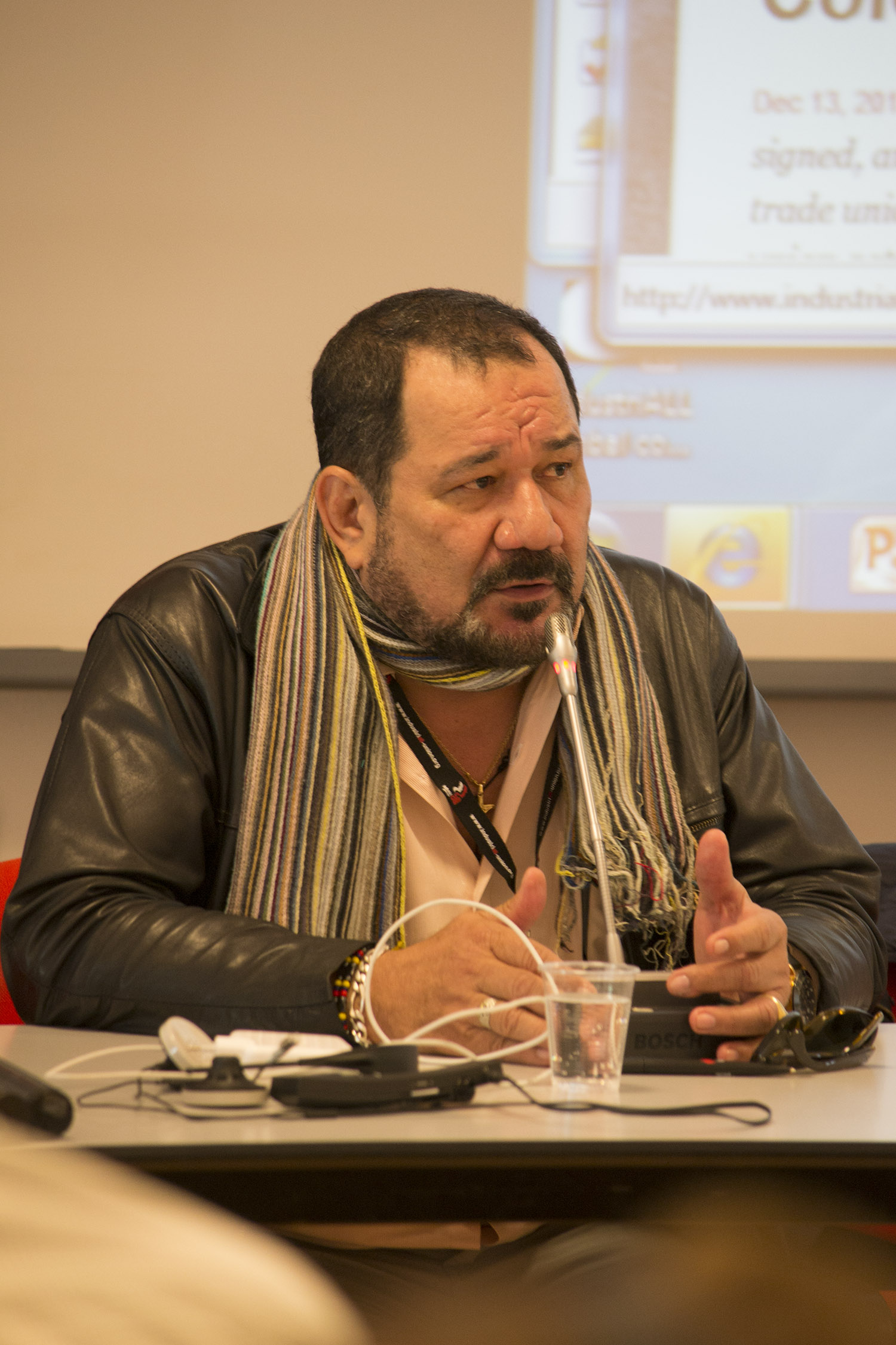 Jose Marin Moreno parle du harcèlement des syndicats en Colombie