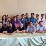 Les dirigeants du Syndicat des travailleurs de NXPSCI lors de la signature de la convention collective 2014-2016