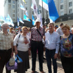 украинские профсоюзы совместно пикетировали здание Кабинета министров Украины.