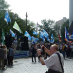 украинские профсоюзы совместно пикетировали здание Кабинета министров Украины.