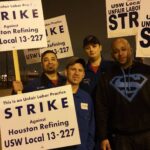 Активисты первичной организации USW №13-227 пикетируют LyondellBasell в Хьюстоне, Техас. Источник: USW