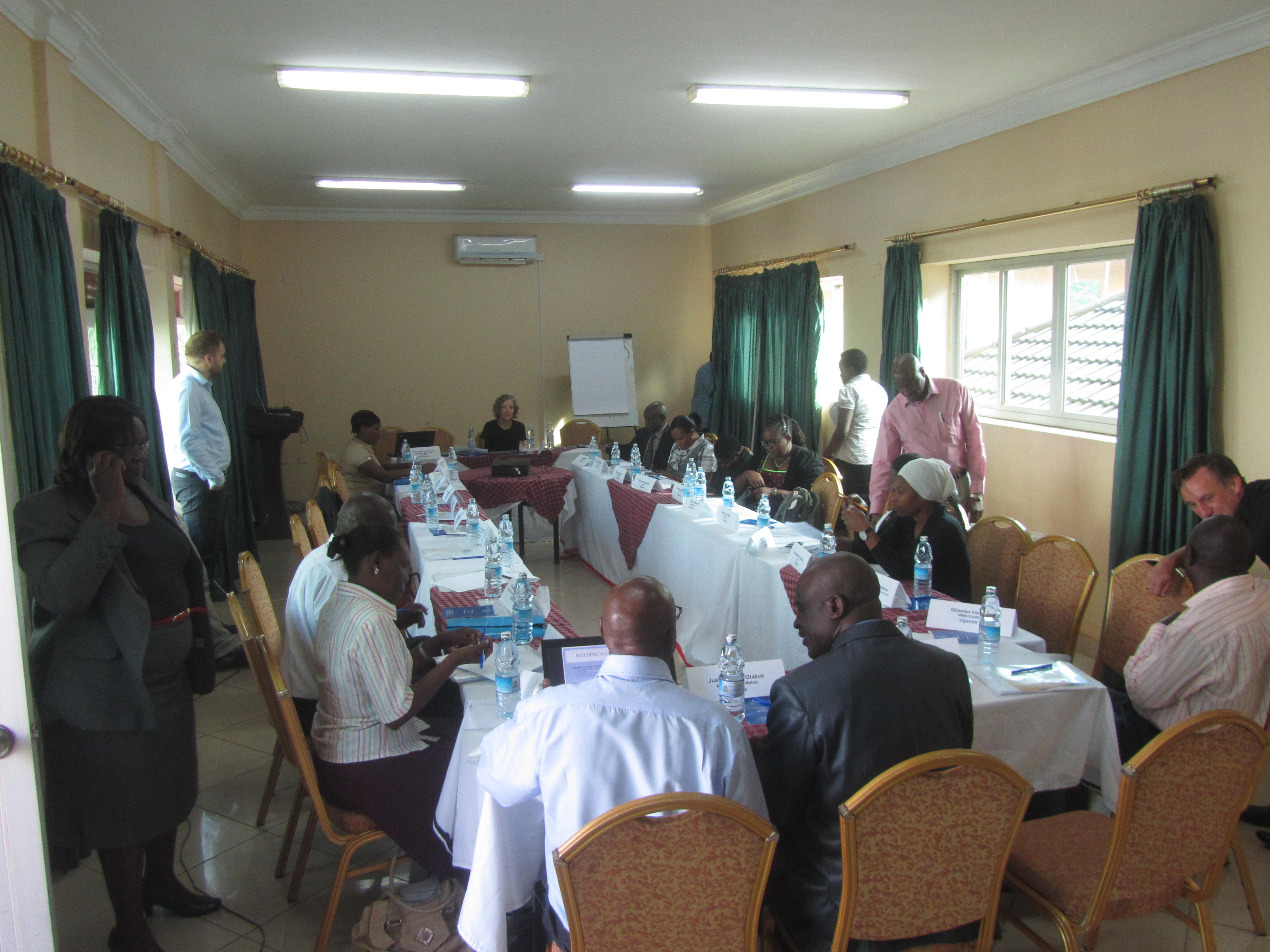 Meeting with IndustriALL and Ugandan affiliates.