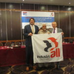 Hassan Juma'a with GS Jyrki Raina and AGS Kemal Ozkan