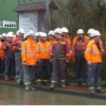 In the course of the global action day  in Lägerdorf the works council invited the complete workforce to an assembly. There the colleagues had the chance to get information about the merger and to discuss the situation. More than 150 colleaugues followed the invitation. 