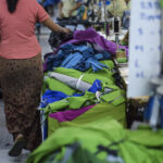 Trabajadoras de la fábrica de prendas de vestir Sakura en Yangon. IndustriALL