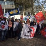 Manifestation devant l’Assemblée générale