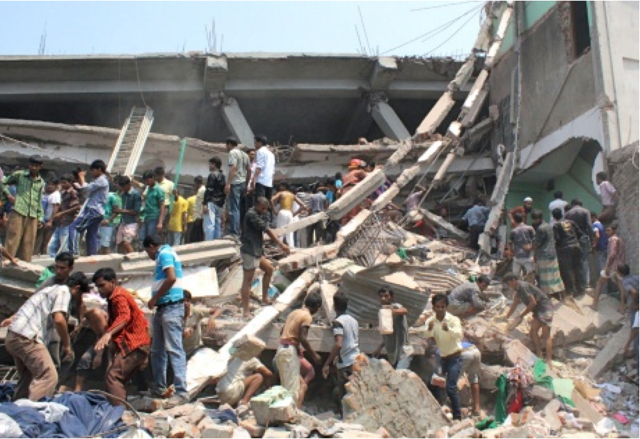 Здание Rana Plaza обрушилось 24 апреля 2013 г.